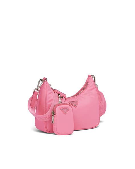 prada tasche rosa nylon|Prada purses.